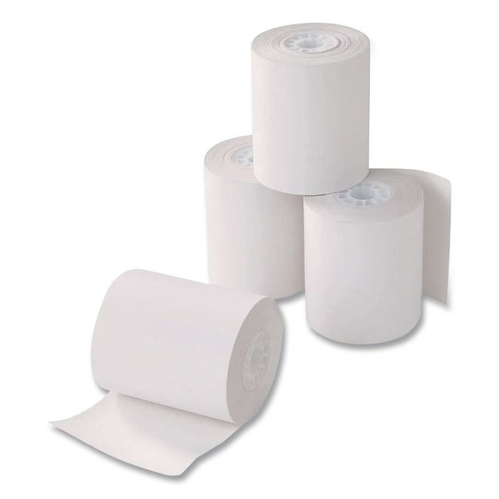 Armor Antimicrobial Receipt Roll Paper, 3" x 130 ft, White, 50/Carton