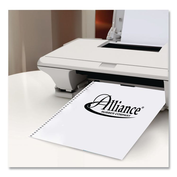 Punched Laser Cut Sheets, Side: 44-Hole, 20 lb Bond Weight, 8.5 x 11, White, 500/Ream