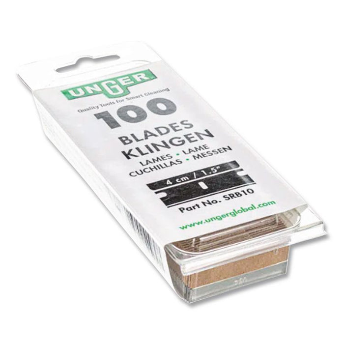 Safety Scraper Replacement Blades, #9, Stainless Steel, 100/Box