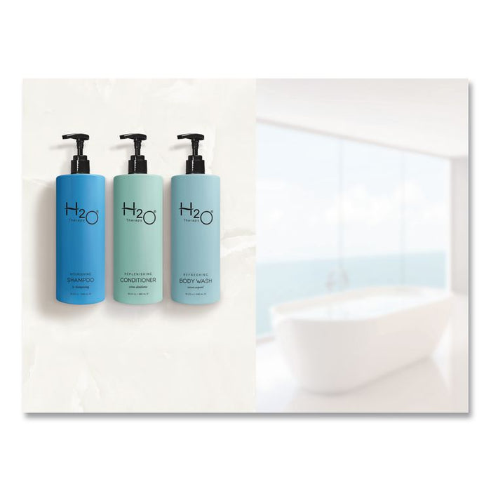 H2O Therapy Body Wash Air Pump, White Tea and Lemongrass Scent, 16.23 oz Bottle, 12/Carton