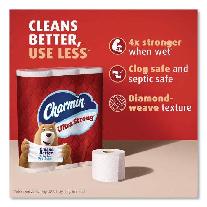 Ultra Strong Bathroom Tissue, Mega Roll, Septic Safe, 2-Ply, White, 220 Sheets/Roll, 16 Rolls/Pack