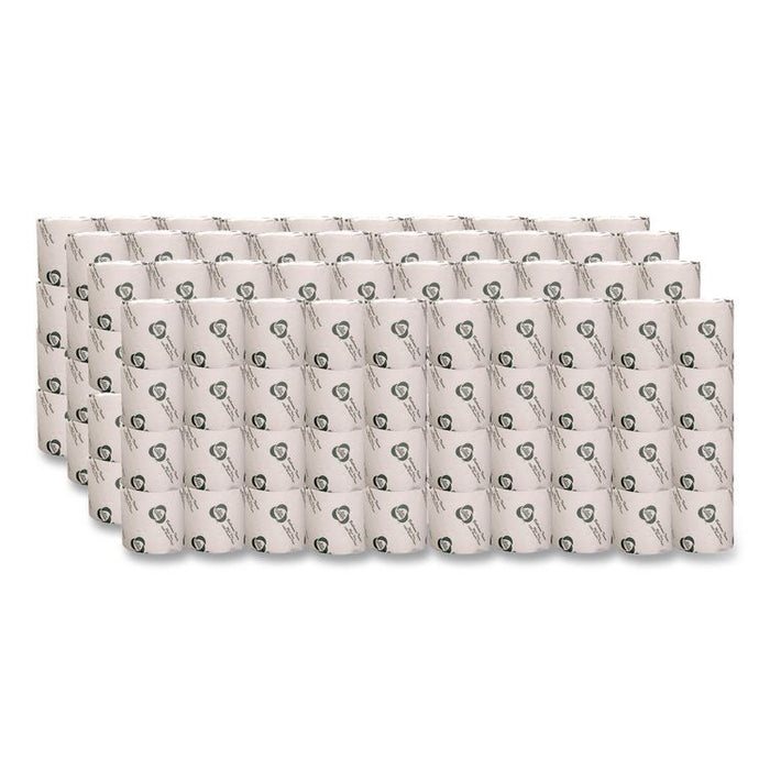 Recycled Two-Ply Standard Toilet Paper, Septic Safe, White, 550 Sheets/Roll, 80 Rolls/Carton