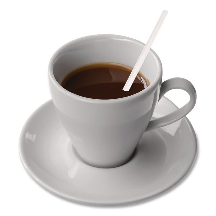 Polypropylene Stirrers, 5", White, 1,000/Pack