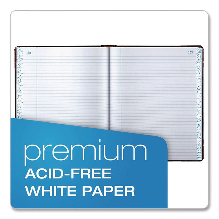 Log Book, List-Management Format with Medium/College Ruling, Black/Red Cover, (150) 10.13 x 7.78 Sheets
