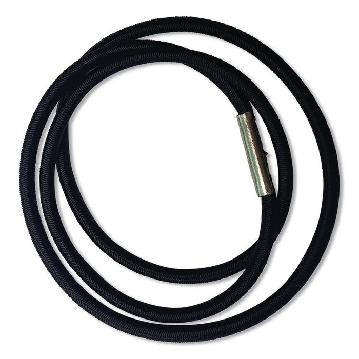 Trash Can Loops, for 5 gal to 20 gal Can, 0.25" x 16", Black, 36/Carton