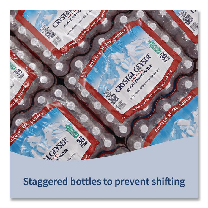 Alpine Spring Water, 16.9 oz Bottle, 35/Carton, 54 Cartons/Pallet