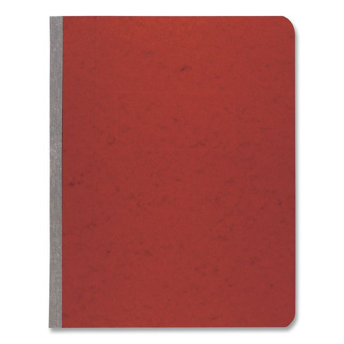Pressboard Report Cover with Tyvek Reinforced Hinge, Two-Piece Prong Fastener, 3" Capacity, 8.5 x 11, Executive Red