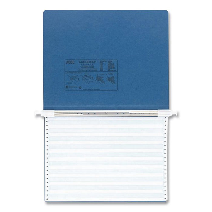 PRESSTEX Covers with Storage Hooks, 2 Posts, 6" Capacity, 9.5 x 11, Dark Blue