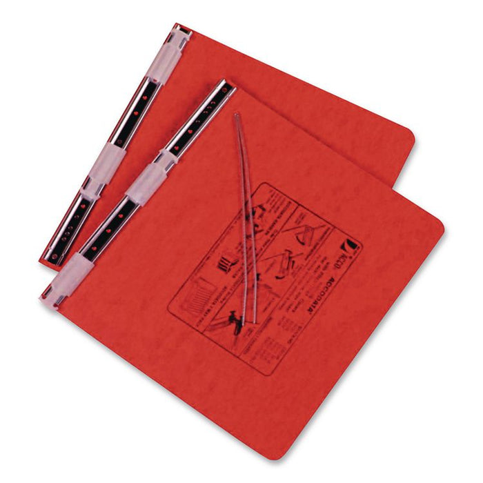 PRESSTEX Covers with Storage Hooks, 2 Posts, 6" Capacity, 9.5 x 11, Executive Red