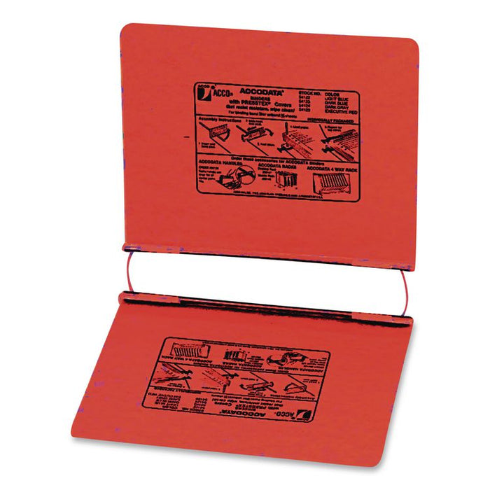 PRESSTEX Covers with Storage Hooks, 2 Posts, 6" Capacity, 9.5 x 11, Executive Red