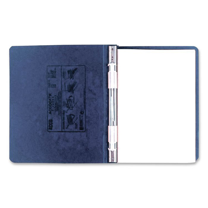 PRESSTEX Covers with Storage Hooks, Bound On 11" Side, 2 Posts, 6" Capacity, 11 x 8.5, Light Blue