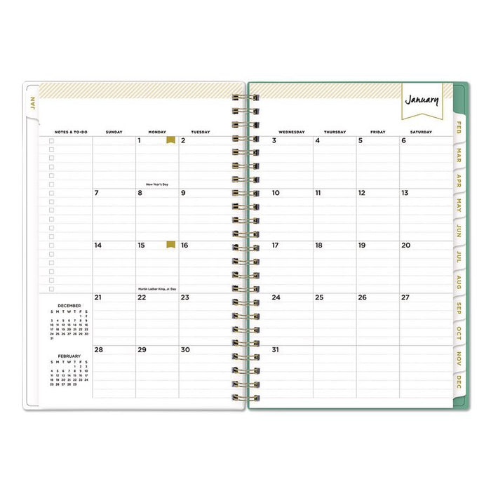 Day Designer Peyton Create-Your-Own Cover Weekly/Monthly Planner, Floral Artwork, 8 x 5, White, 12-Month (Jan-Dec): 2026