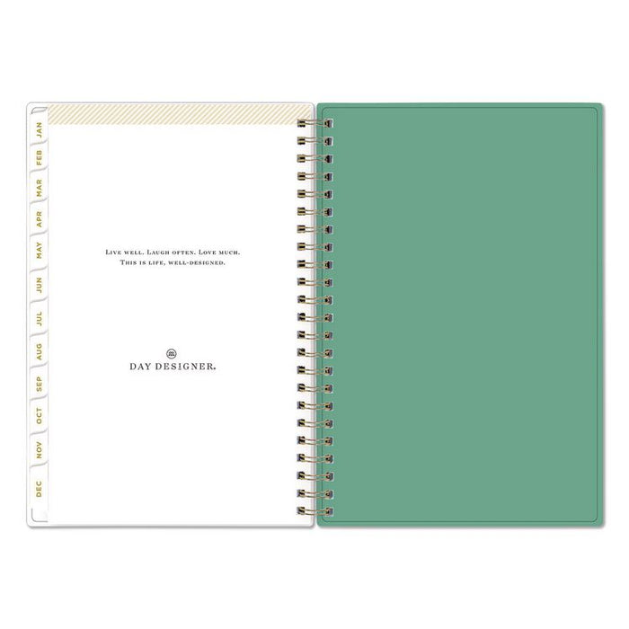 Day Designer Peyton Create-Your-Own Cover Weekly/Monthly Planner, Floral Artwork, 8 x 5, White, 12-Month (Jan-Dec): 2026