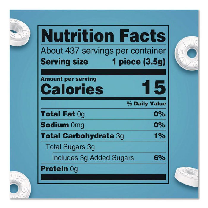 Mints Pep-O-Mint, Peppermint, Individually Wrapped, 53.95 oz Bag