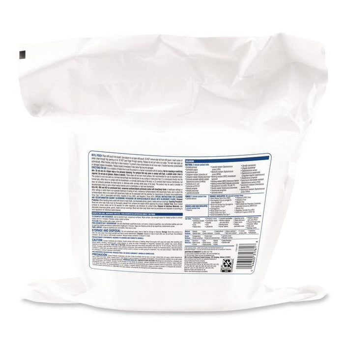 VersaSure Cleaner Disinfectant Wipes, Refill, 1-Ply, 12 x 10, Fragranced, White, 110/Pouch, 2 Pouches/Carton