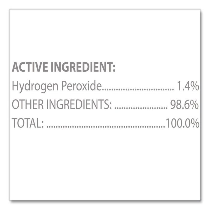Hydrogen Peroxide Cleaner Disinfectant Wipes, 6.75 x 5.75, Unscented, 155 Wipes/Canister
