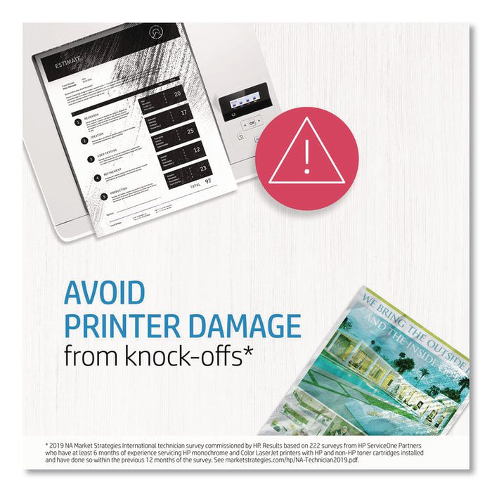 HP 206A, (W2110A) Black Original LaserJet Toner Cartridge