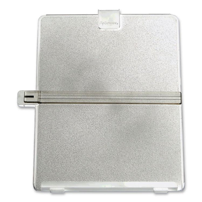 Non-Magnetic Desktop Copyholder, Holds Up to 125 Letter Size Sheets, Plastic, Platinum