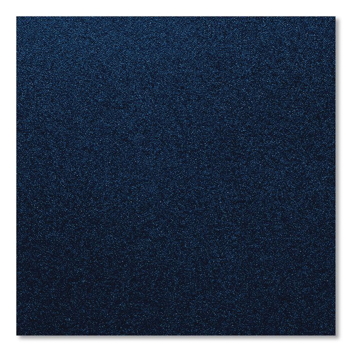 Opaque Plastic Presentation Covers for Binding Systems, Plastic, Square Corners, 11 x 8.5, Navy, 50/Pack