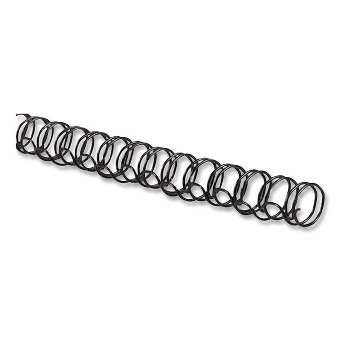 WireBind Spines for 11 x 8.5 Documents, 32 Rings, 0.38" (85-Sheet) Capacity, Black, 100/Box