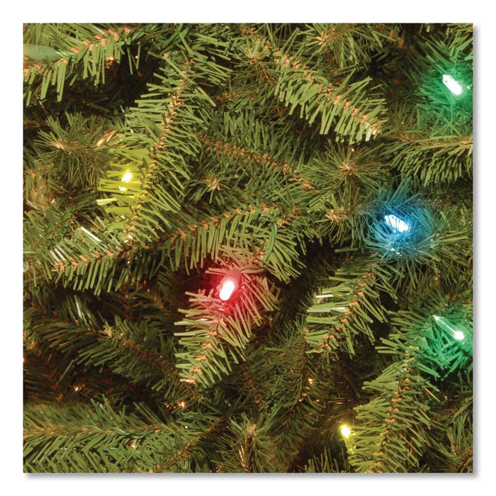 Pre-Lit Dunhill Fir Tree, 59" x 59" x 90", Green Tree, Green Tree Stand