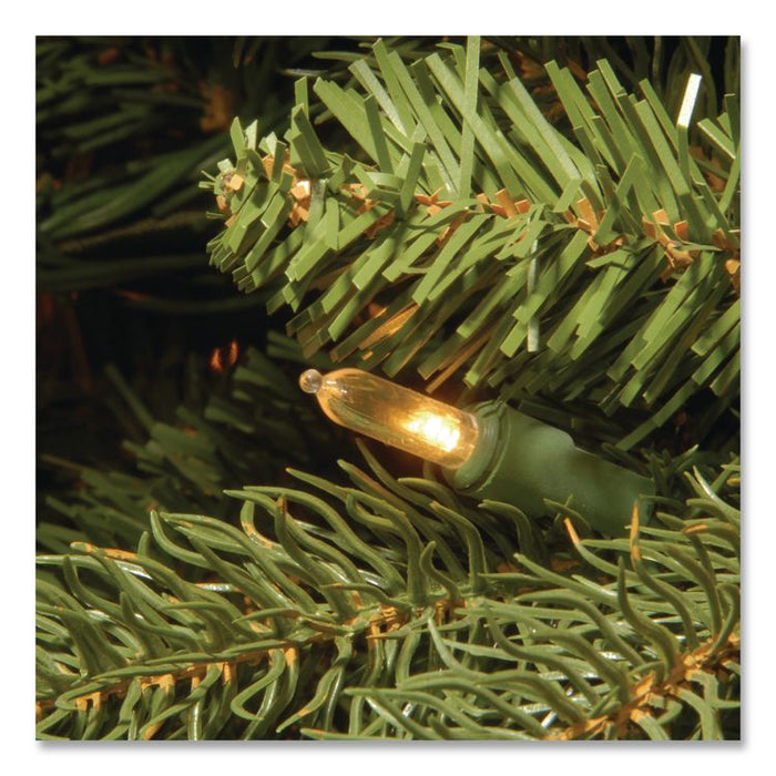 Pre-Lit Grande Fir Pencil Slim Tree, 78" x 78" x 108", Green Tree, Green Tree Stand