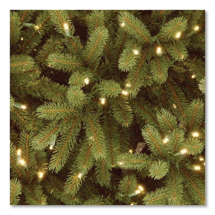 Pre-Lit Jersey Fraser Fir Slim Tree, 43" x 43" x 78", Green Tree, Green Tree Stand