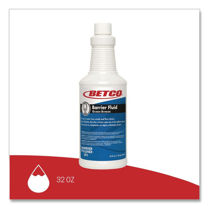 Barrier Fluid, Ocean Breeze Scent, 32 oz Bottle, 6/Carton