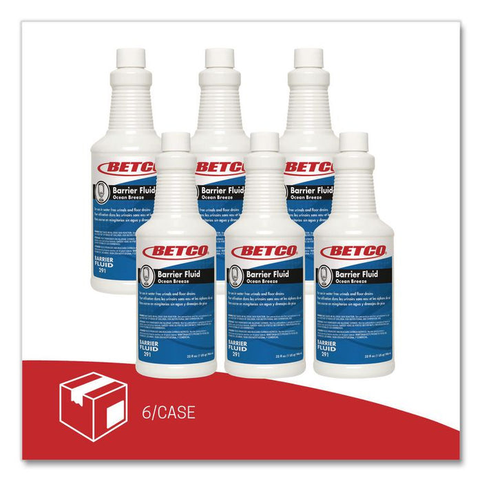 Barrier Fluid, Ocean Breeze Scent, 32 oz Bottle, 6/Carton