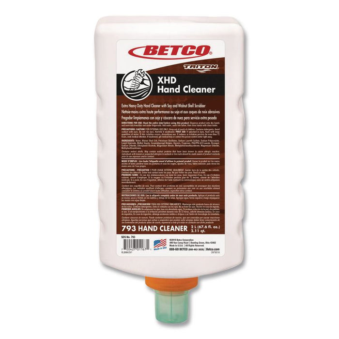 XHD Hand Cleaner, Fresh Scent, 2 L Refill Bottle, 6/Carton