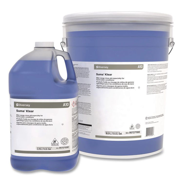 Suma Klear Rinse Aid, Liquid, 5 gal Pail