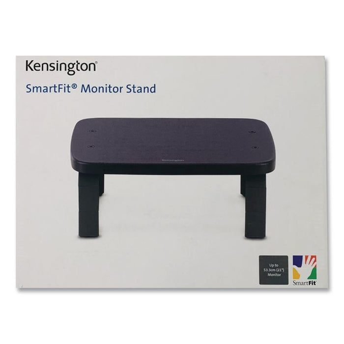 SmartFit Monitor Stands, 12.25" x 2.25" x 1.75" to 4.75", Black, Supports 40 lbs