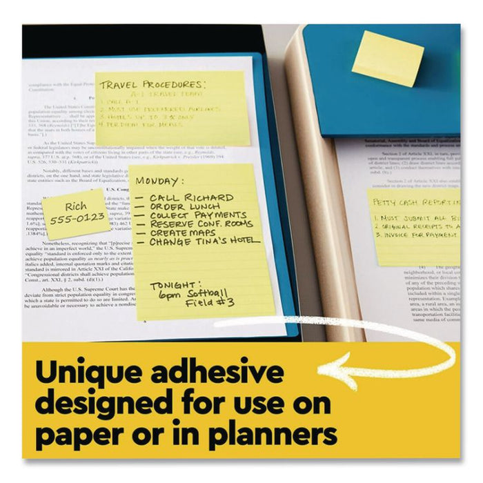 Original Pads in Canary Yellow, 4" x 6", 100 Sheets/Pad, 12 Pads/Pack