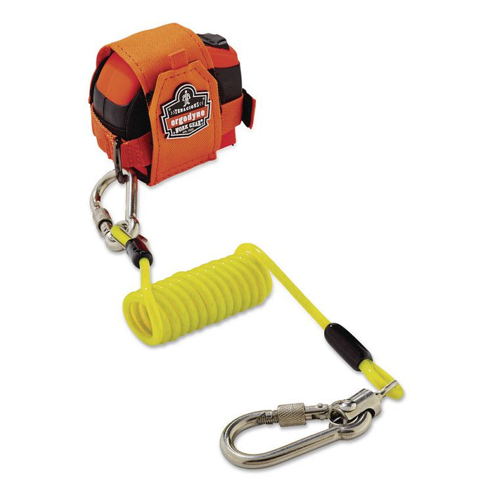 Squids 3190 Tape Measure Tethering Kit, 2 lb Max Working Capacity, 6.5" to 48" Long, Lime/Black