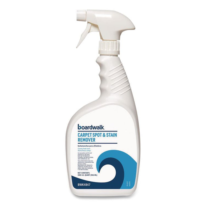 Carpet Spot and Stain Remover, Country Fresh Scent, 32 oz Bottle, 12/Carton