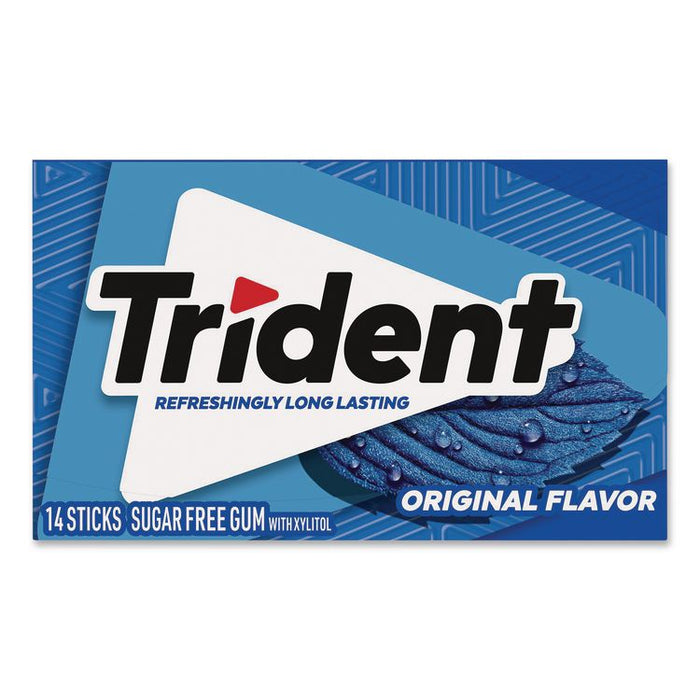 Sugar-Free Gum, Original Mint, 14 Sticks/Pack, 15 Packs/Carton