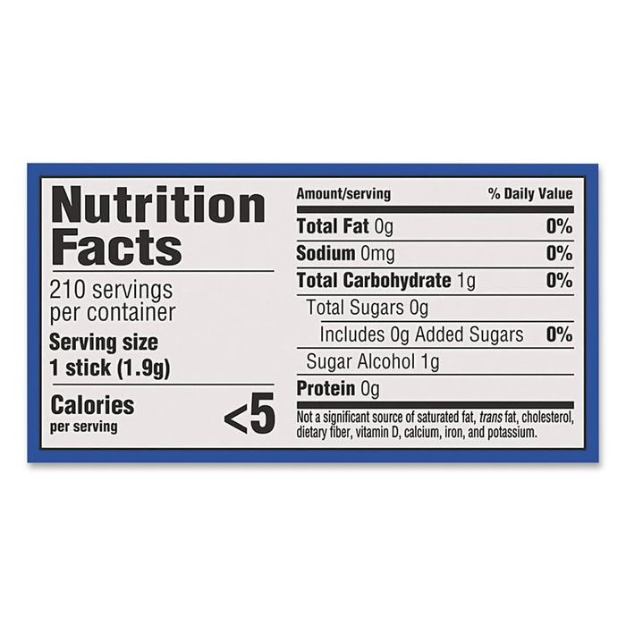 Sugar-Free Gum, Original Mint, 14 Sticks/Pack, 15 Packs/Carton