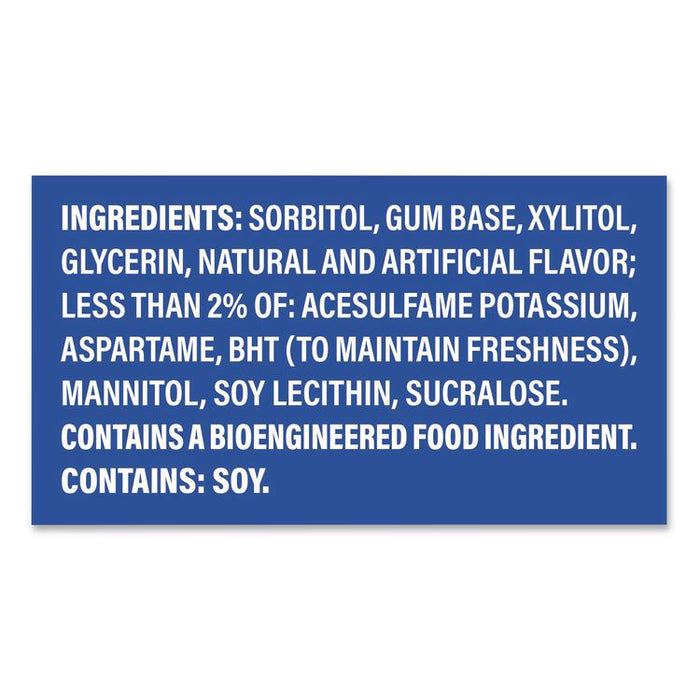 Sugar-Free Gum, Original Mint, 14 Sticks/Pack, 15 Packs/Carton