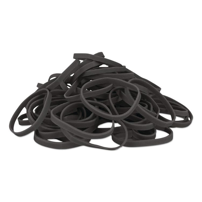 Multi-Purpose Rubber Band, Size 30, 0.04" Gauge, Black, 1 lb Box, 1,150 Bands/Box