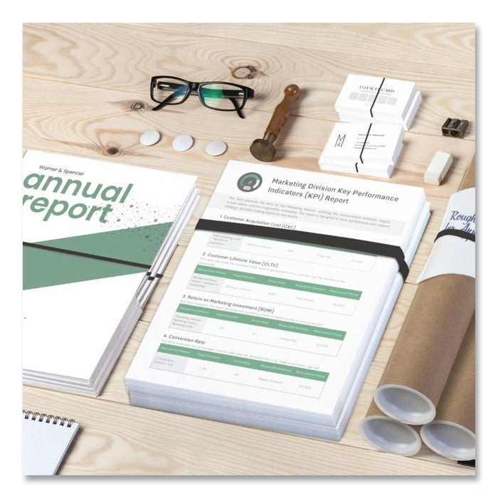 Advantage Classic Black Rubber Bands, Size 117B, 0.06" Gauge, 1 lb Box, 200/Box