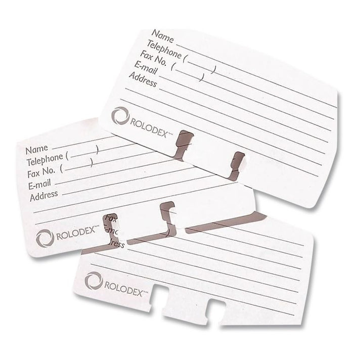 Petite Refill Cards, 2.25 x 4, White, 100 Cards/Pack
