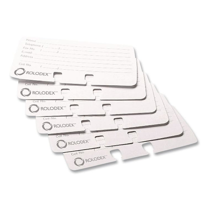 Petite Refill Cards, 2.25 x 4, White, 100 Cards/Pack