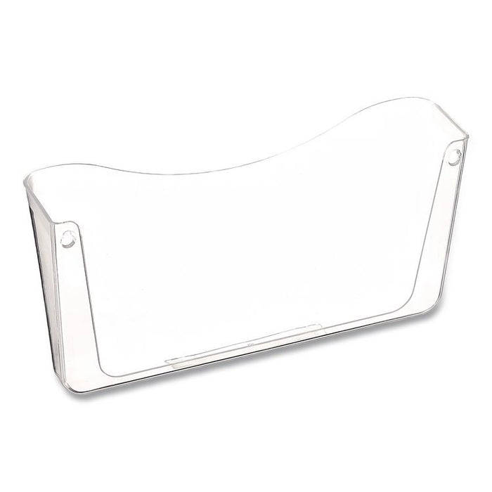 Unbreakable Magnetic Wall File, A4/Letter Size, 13.75" x 3" x 6.63", Clear