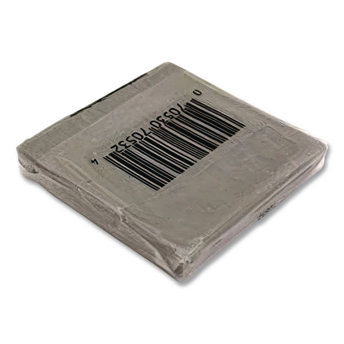 Design Kneaded Rubber Art Eraser, For Pencil Marks, Rectangular Block, Large, Gray