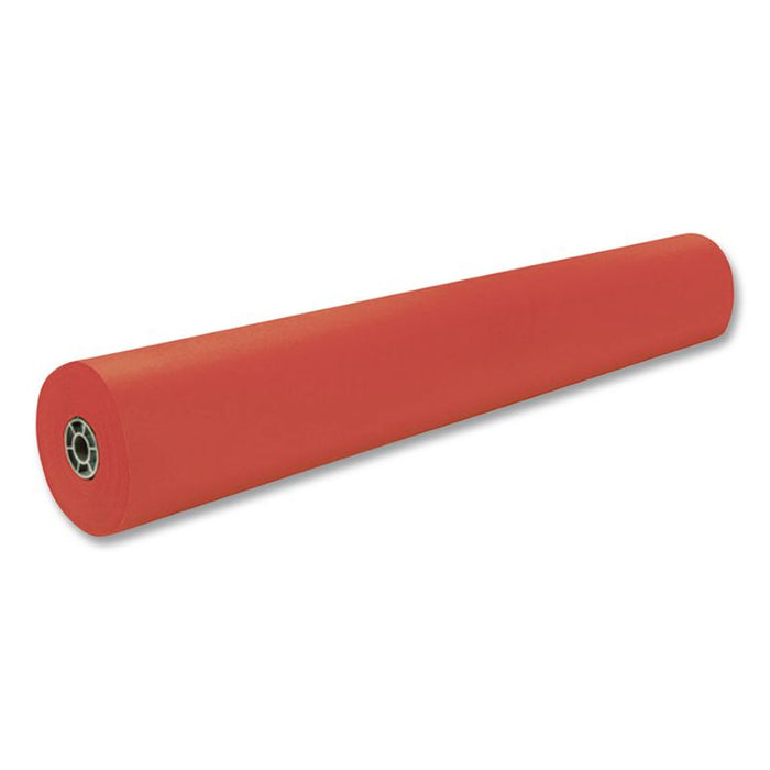 Rainbow Duo-Finish Colored Kraft Paper, 35 lb Wrapping Weight, 36" x 1,000 ft, Orange