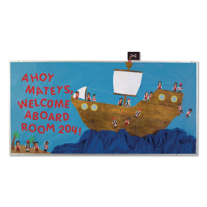Rainbow Duo-Finish Colored Kraft Paper, 35 lb Wrapping Weight, 36" x 1,000 ft, Brite Blue