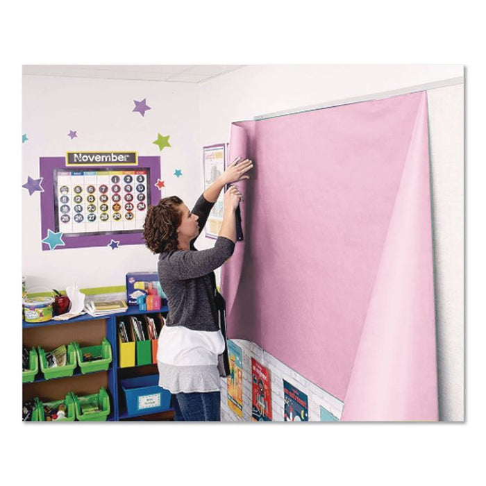 Rainbow Duo-Finish Colored Kraft Paper, 35 lb Wrapping Weight, 36" x 1,000 ft, Pink