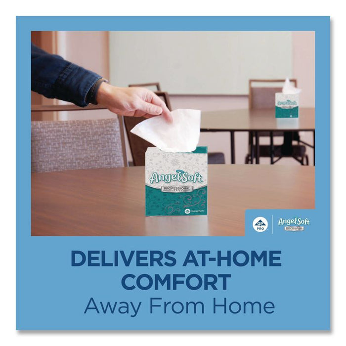 Angel Soft ps Premium Facial Tissues in Flat Box, 2-Ply, White, 100 Sheets/Box, 30 Boxes/Carton