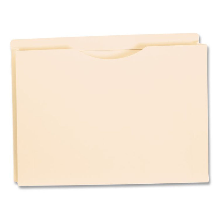 Manila Reinforced File Jackets, 2-Ply Straight Tab, Legal Size, Manila, 50/Box