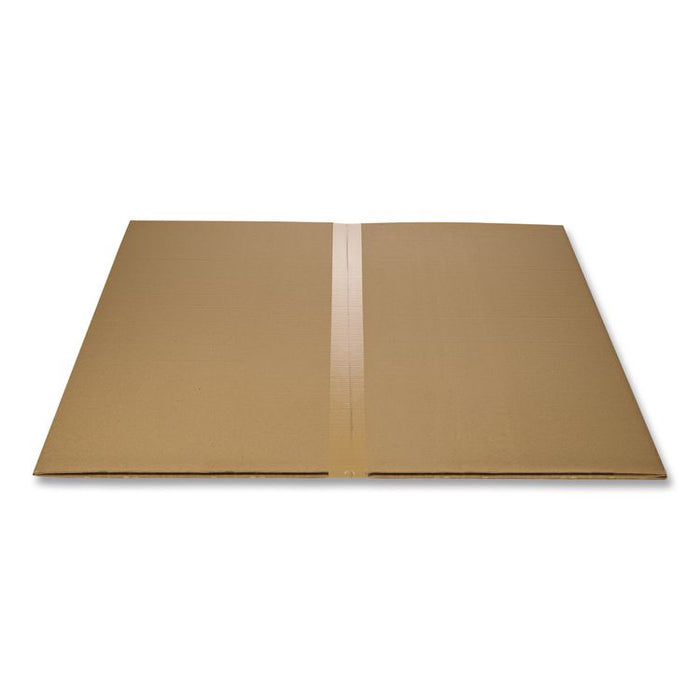 Studded Chair Mat for Flat to Low Pile Carpeted Floors, Rectangular, Beveled Edges, 46" x 60", Clear